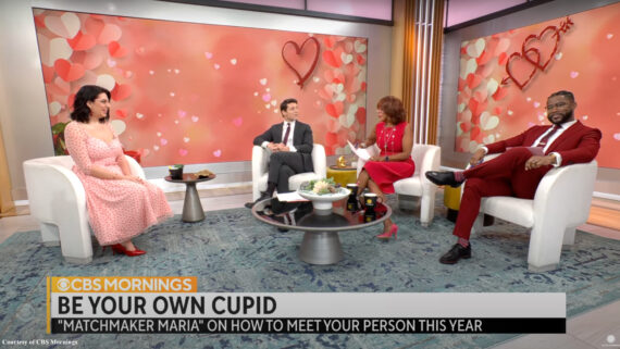 Matchmaker Maria on CBS Mornings: Valentine’s Day Edition